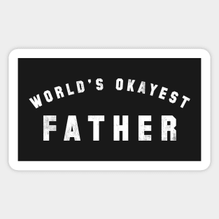 World's Okayest Father Sticker